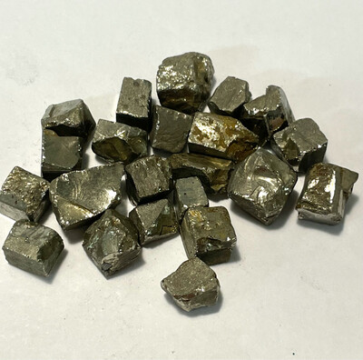Pyrite Cubes Raw By The Gram 25gr 16-18 Stones Small Cubes