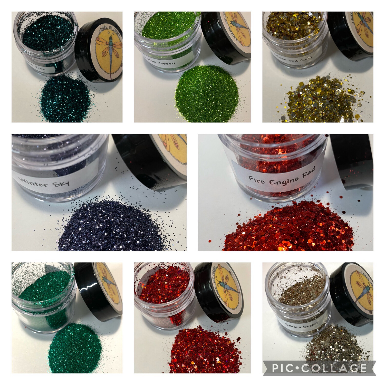 Christmas Collection Of Glitters (8colors)