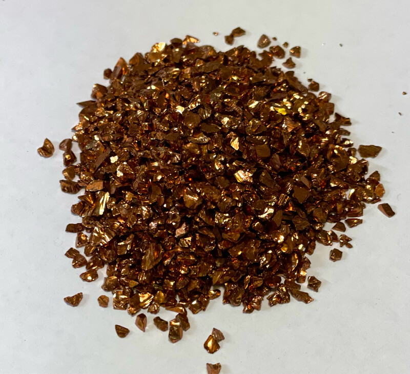 Copper Crushed Glass Bits 40gr