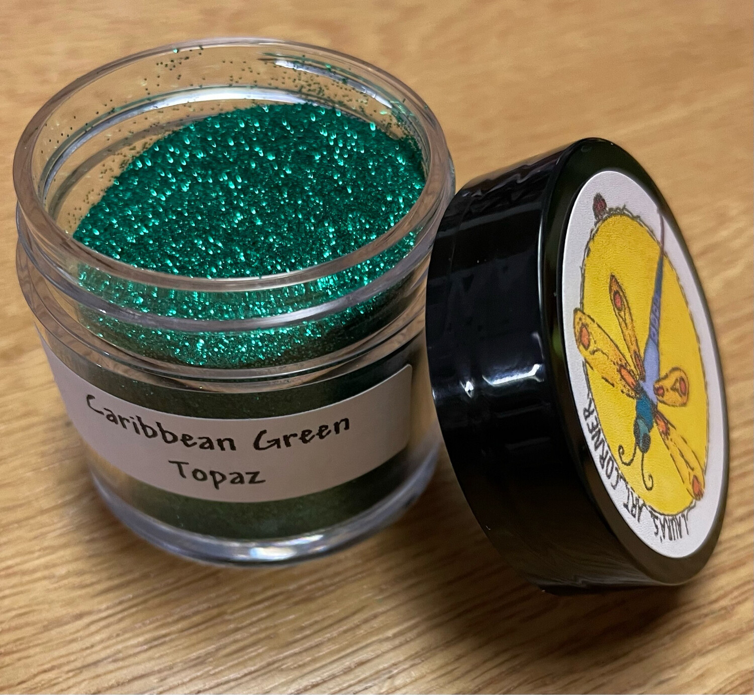 Caribbean Green Topaz Fine Glitter 1oz
