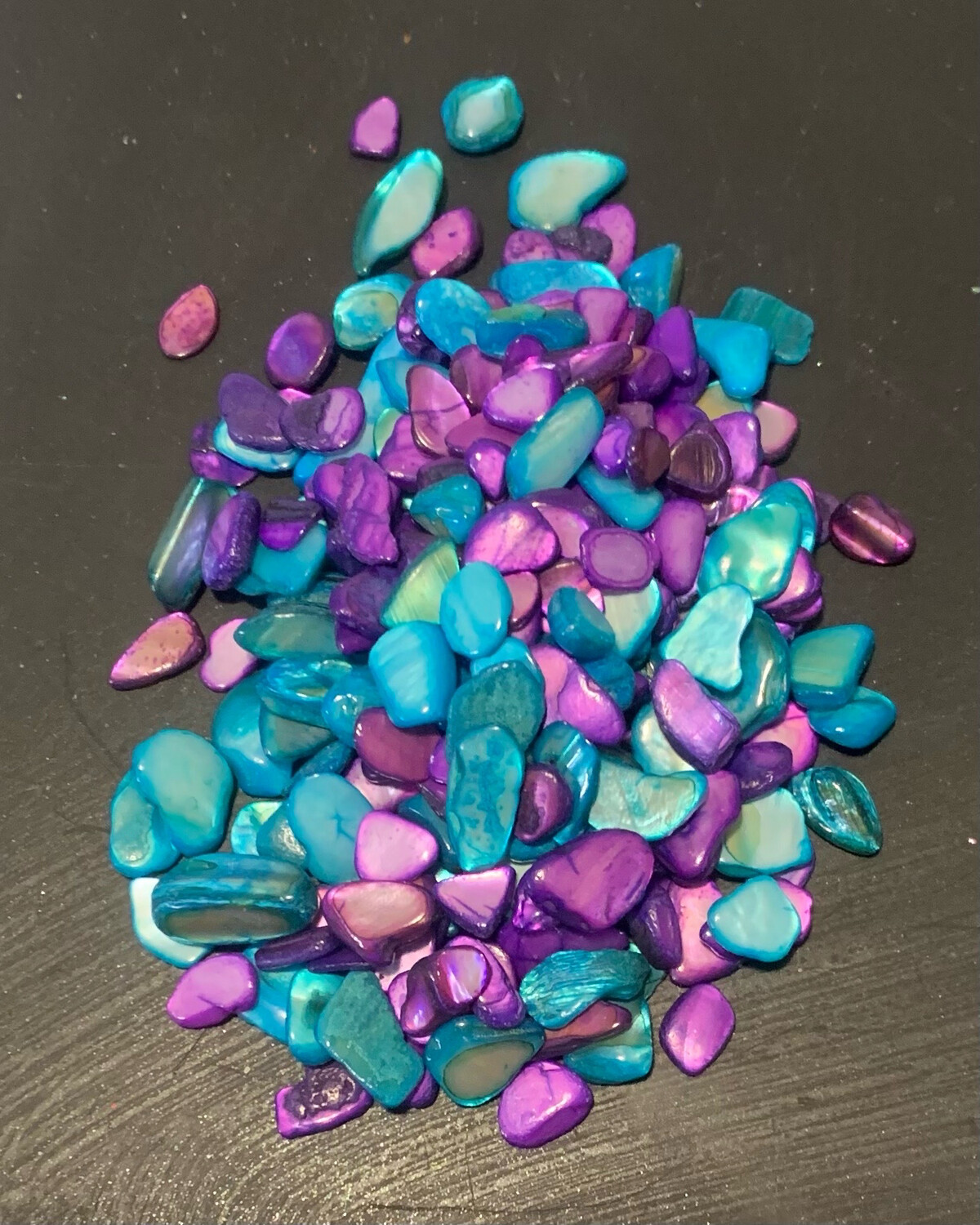 Broken Tropical Mix Shells (Blue and Purple)