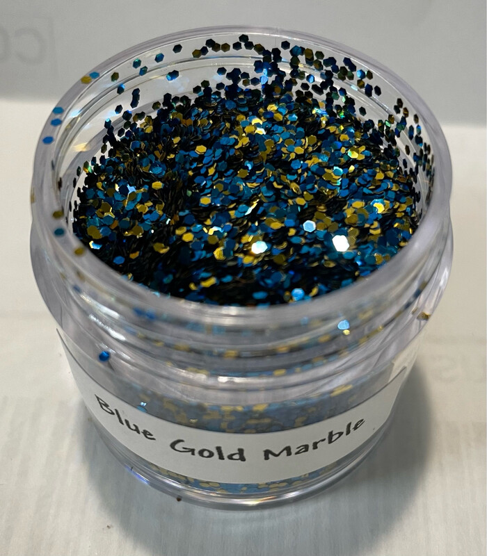 Blue Gold Marble 1oz