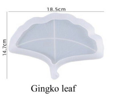 Silicone Ginkgo Leaf Mold 5 1/2x7”