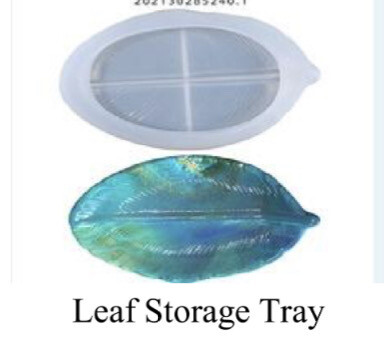 Silicone Leaf Dish 4x6”