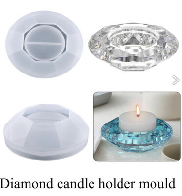 Silicone Diamond Candle Holder