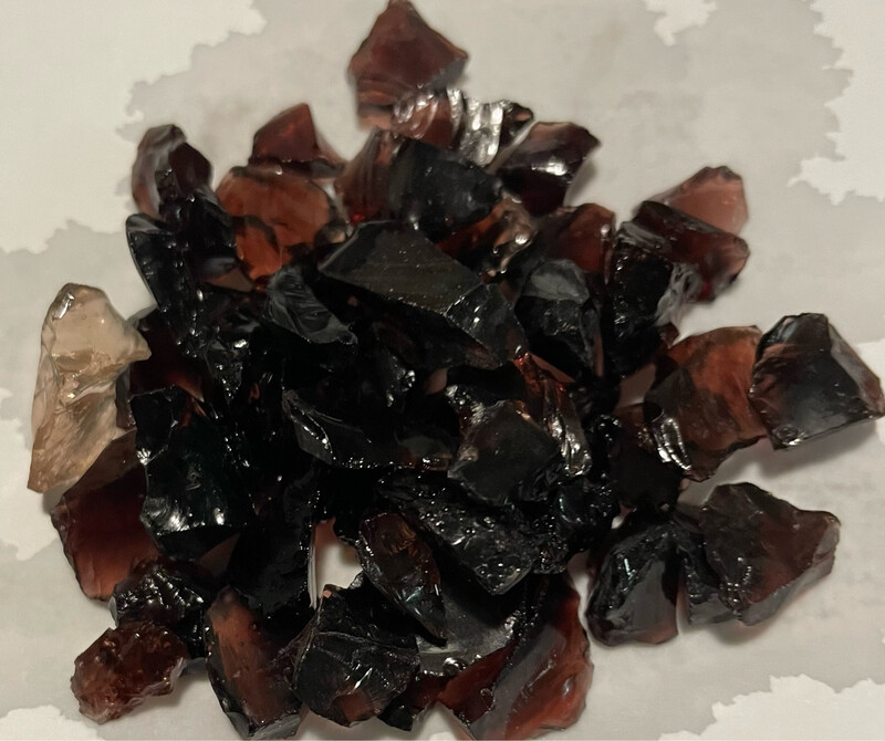 Crushed Glass Amethyst Color 1/2lb