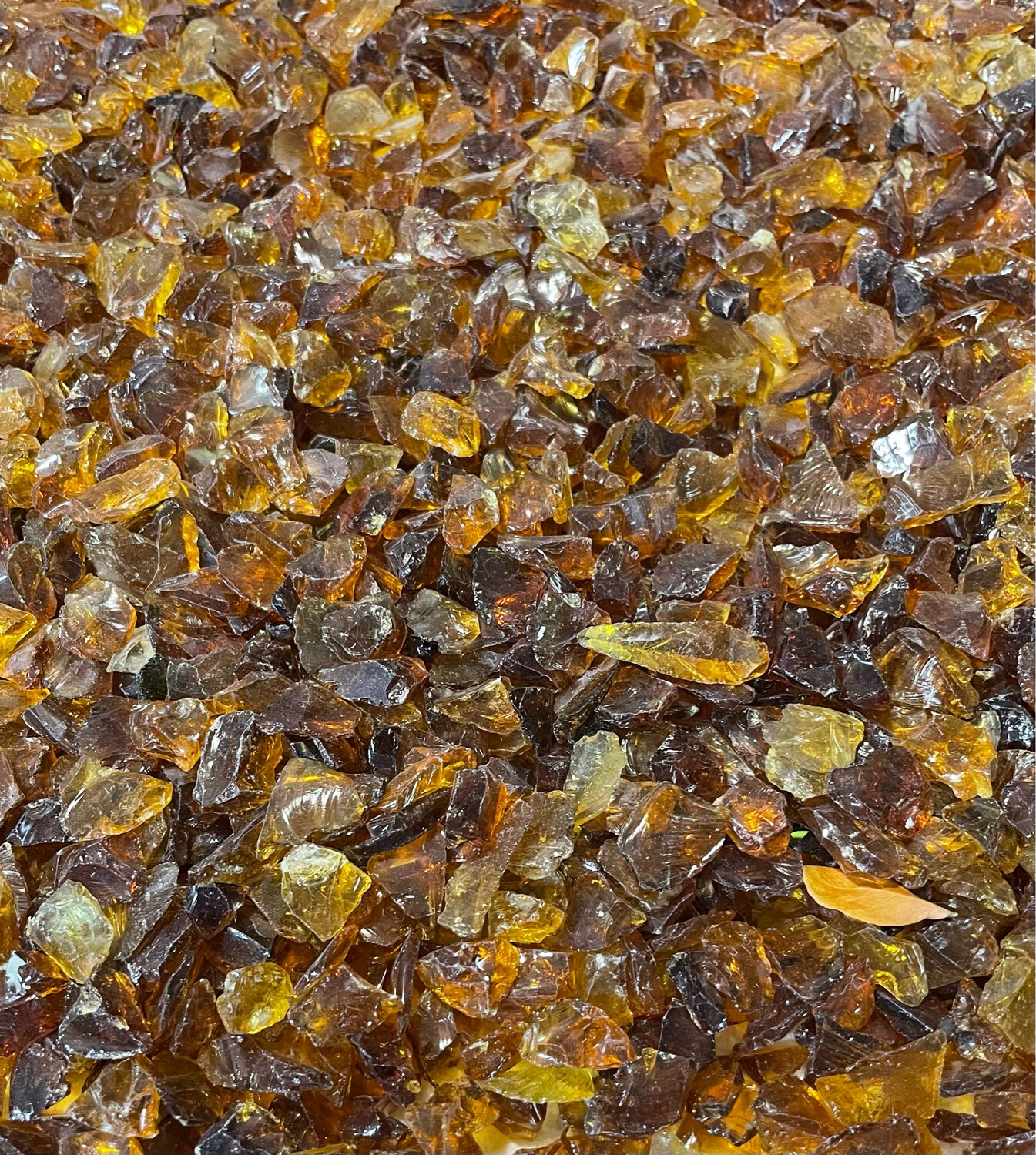 Honey Amber Glass 1/2 Lb