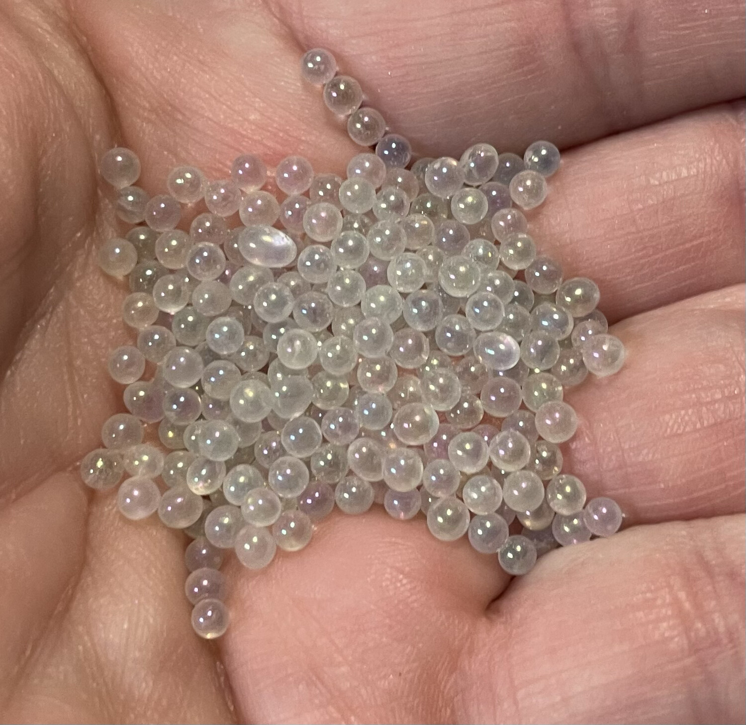 Mini Iridescent Glass Balls
