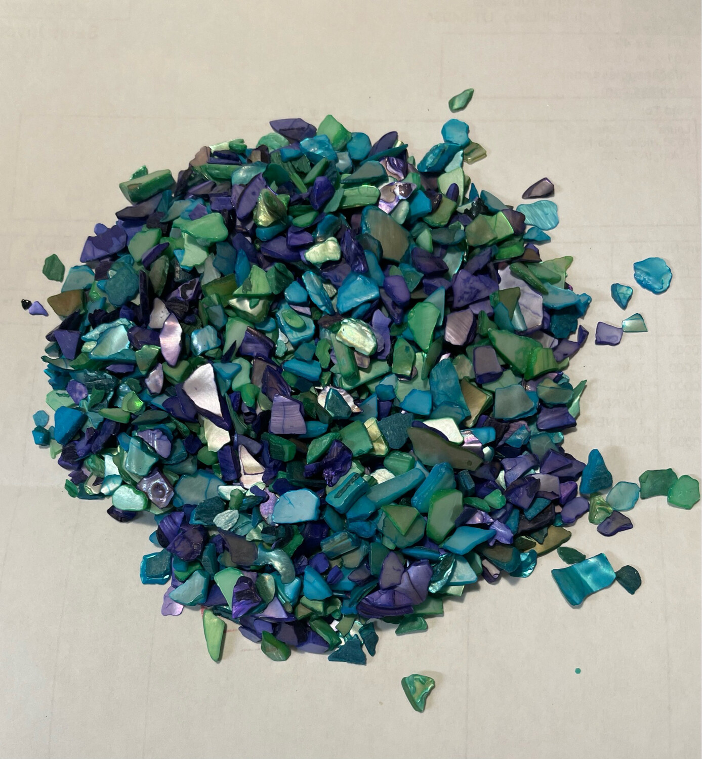 Cool Tropical Mix Shells 120gr (Blue, Purple, and Green)