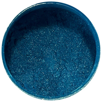 Peacock Green Mica Pigment powder (Blue) 25gr-Opaque to Semi-Transparent