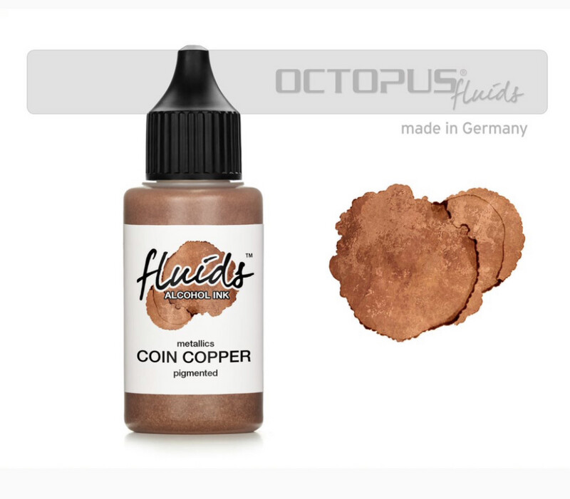 Coin Copper Alcohol Ink (metallic) 1 oz