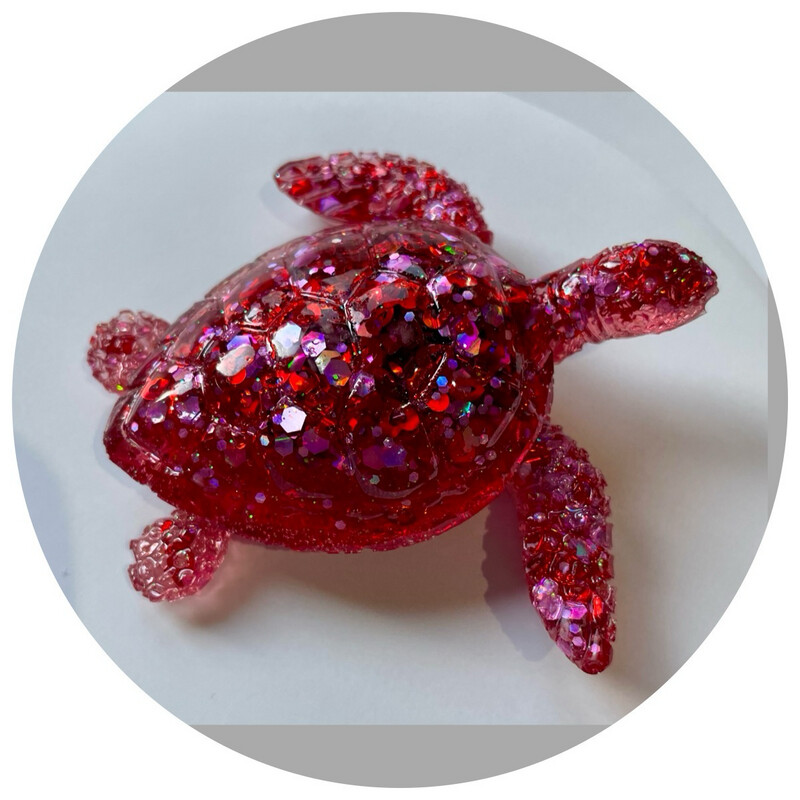 3” Valentine Turtle-sold