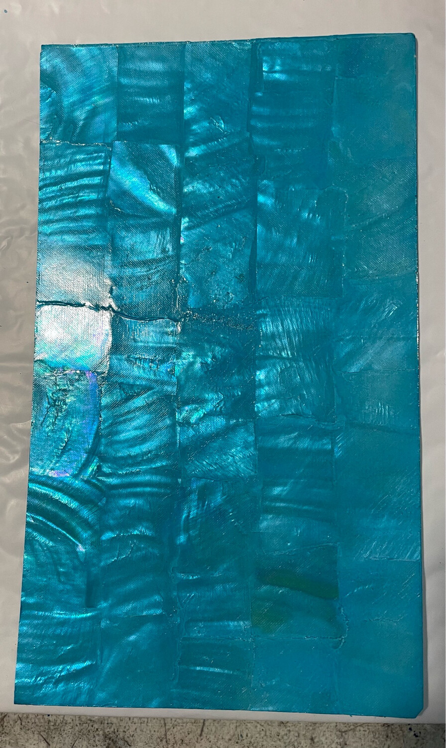 Blue Mother of Pearl Veneer Sheet 5.5”x9.5”