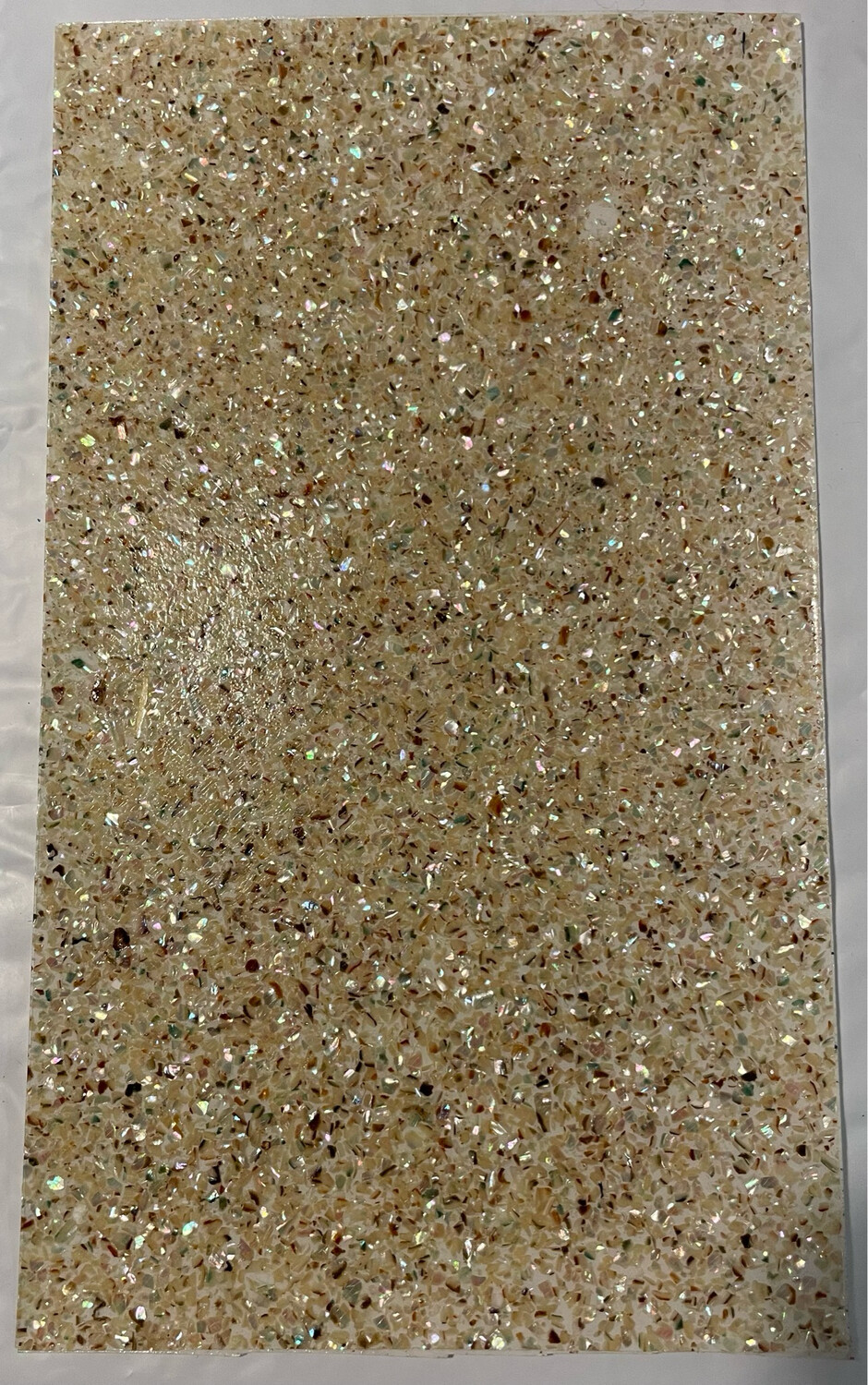 Beige Speckled Shell Veneer 5.5”x9.5”