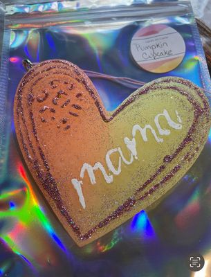 Mama Car Freshie-Pumpkin Cupcake 1- SOLD