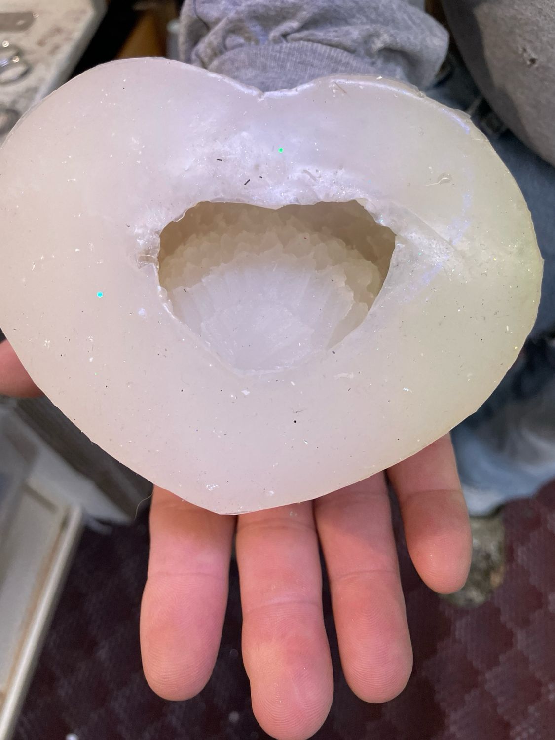 Large Heart Wing Mold