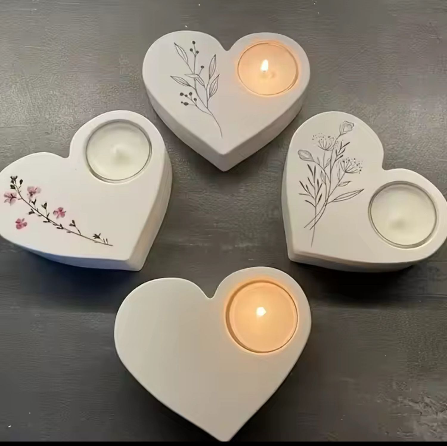 Heart Candle Mold