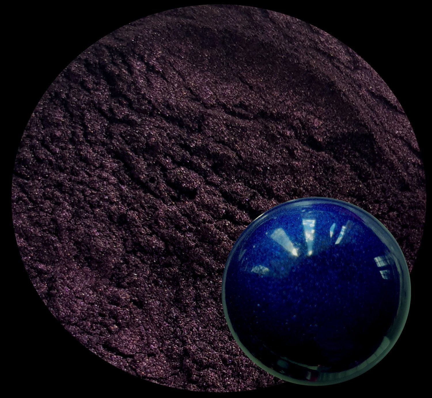 INDIGO- pearlescent powder pigment 25gr-Opaque