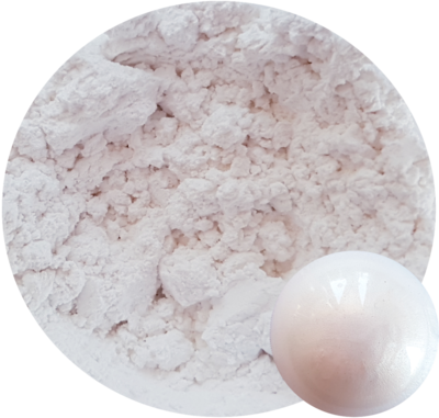 WHITE SATIN- Satin White Mica Pigment powder 25gr Semi-Transparent