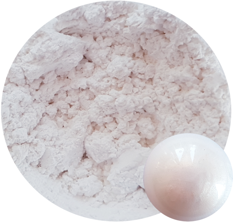 WHITE SATIN- Satin White Mica Pigment powder 25gr Semi-Transparent
