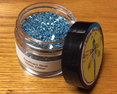Seafoam Blue Glass Glitter 30gr 