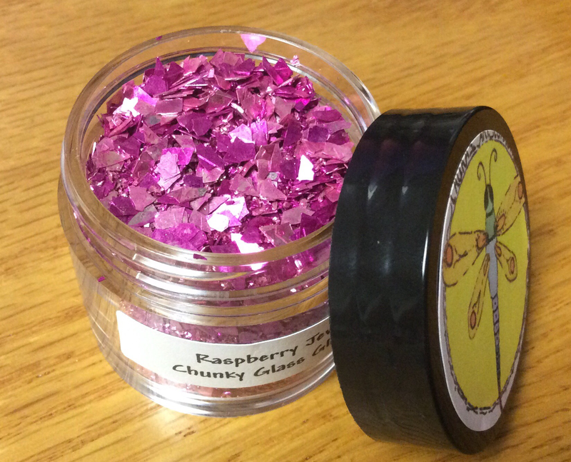 Raspberry Jewel Chunky Glass Glitter 30gr 