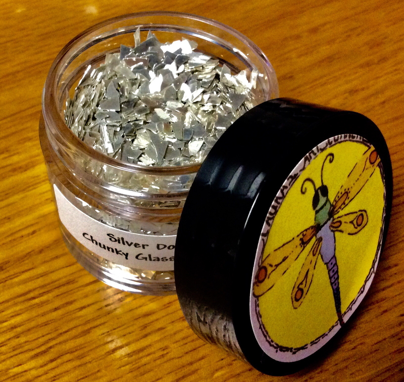 Silver Dollar Chunky Glass Glitter 30gr NEW