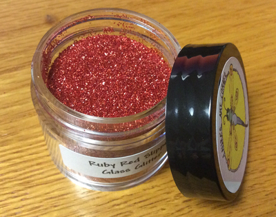 Ruby Red Slipper Fine Glass Glitter 30gr