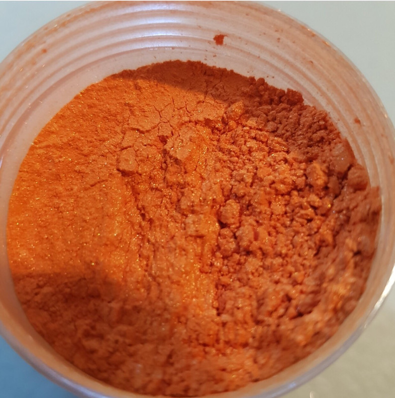 TANGERINE Pearlescent lustre pigment powder 25gr