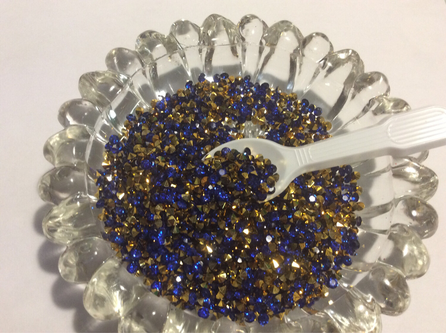 Royal Blue Sparkle Diamonds