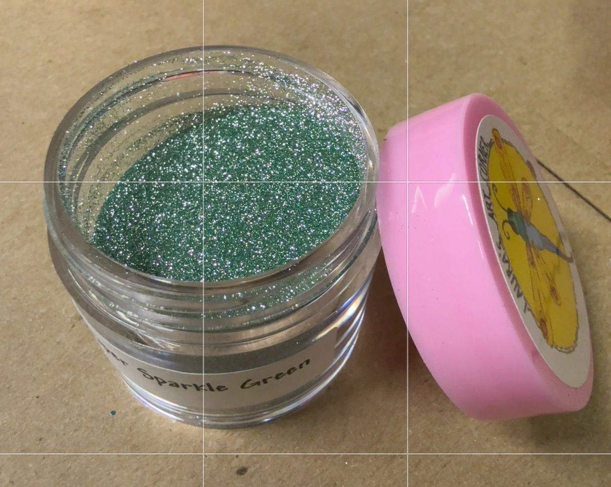 Super Sparkle Green Reflective Glitter 1oz