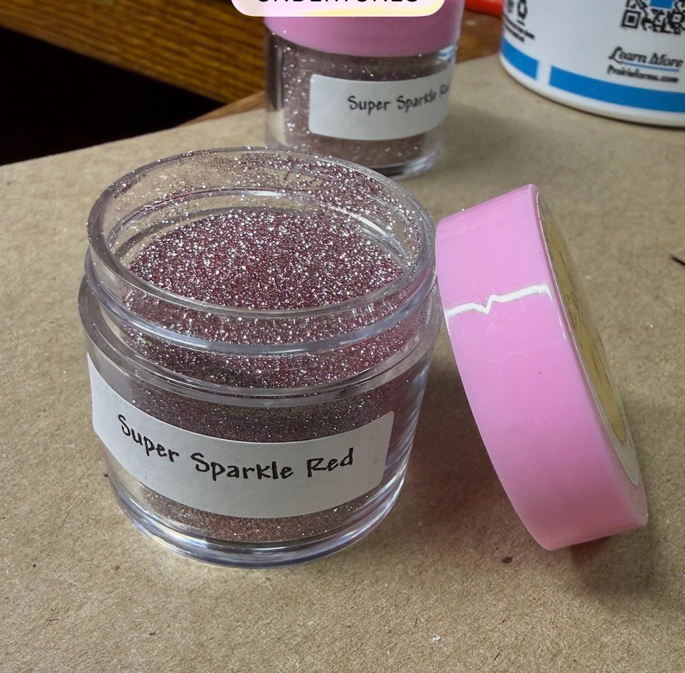 Super Sparkle Red Reflection Glitter 1oz