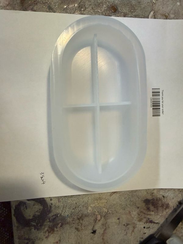 Candle Vessel Mold 4”x7”