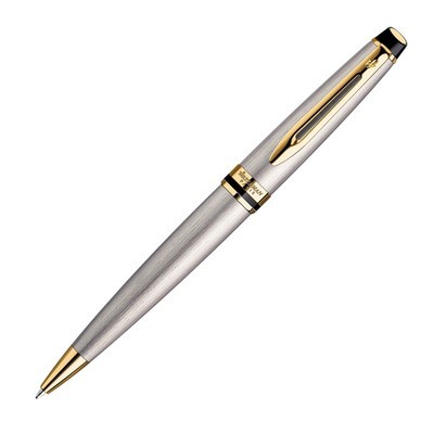 Waterman New Expert Ballpoint Pen - Brushed Stainless Per 24