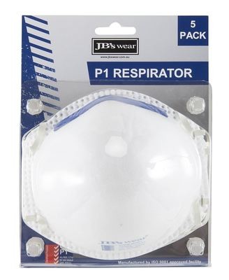 JB's Blister (5pc) P1 Respirator