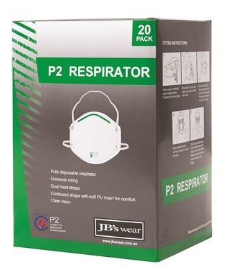 JB's P2 Respirator (20pc)