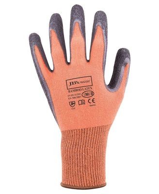 JB's Bamboo Latex Crinkle 1/2 Dipped Glove - 12 PACK