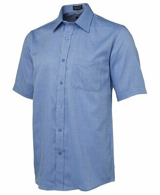 JB's Yarn Dyed Check S/S Shirt Lt Blue S