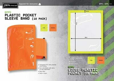 JB's Loose Plastic Pocket (25pk)