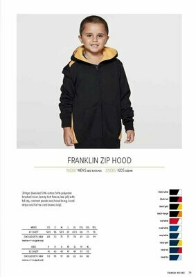 MENS FRANKLIN ZIP HOOD - going to be a deleted line soon