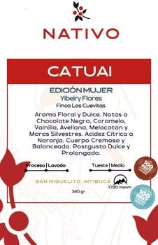 MICROLOTE CATUAI LOTE 02 PRODUCTOR YIBEIRY FLORES (BOLSA 340 gms)