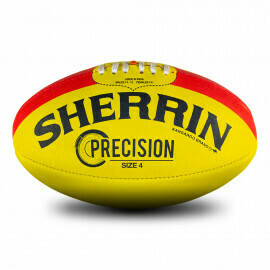 Sherrin Precision Synthetic Football Size 4 - Yellow Precision4Yellow