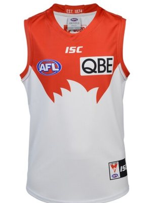 Sydney Swans AFL Genuine Match Day Guernsey Sydmatch
