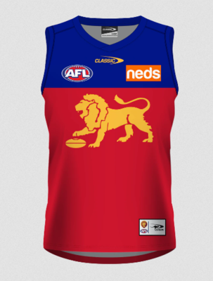 Brisbane AFL Genuine 2021 Away Match Day Guernsey BrisMatchAway