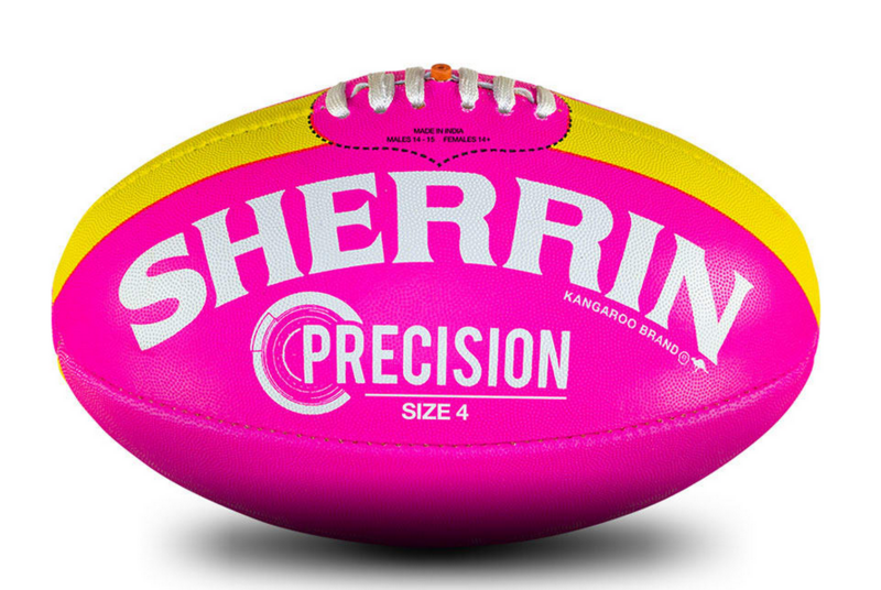 オーストラリアンフットボール　フッティ　SHERRIN AFL Sherrin Precision Synthetic Football Size 4 - Yellow