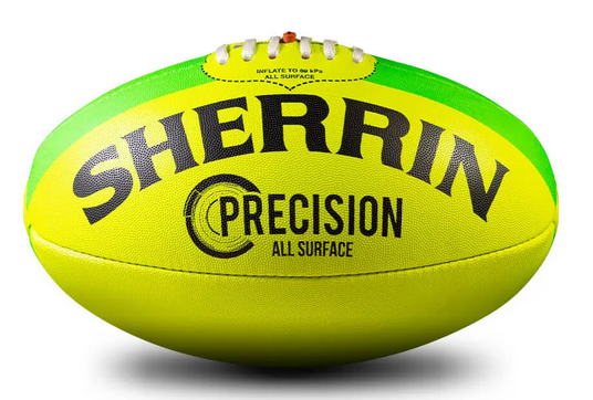 Sherrin Precision Synthetic Football Size 4 - Yellow