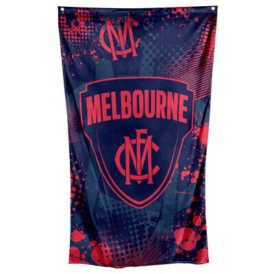 Melbourne Demons Supporter Flag - Large Melb-Cape