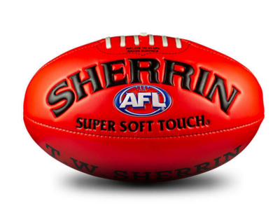 Sherrin Soft Touch Australian Rules Football - Size 1 Red ST-1-RED