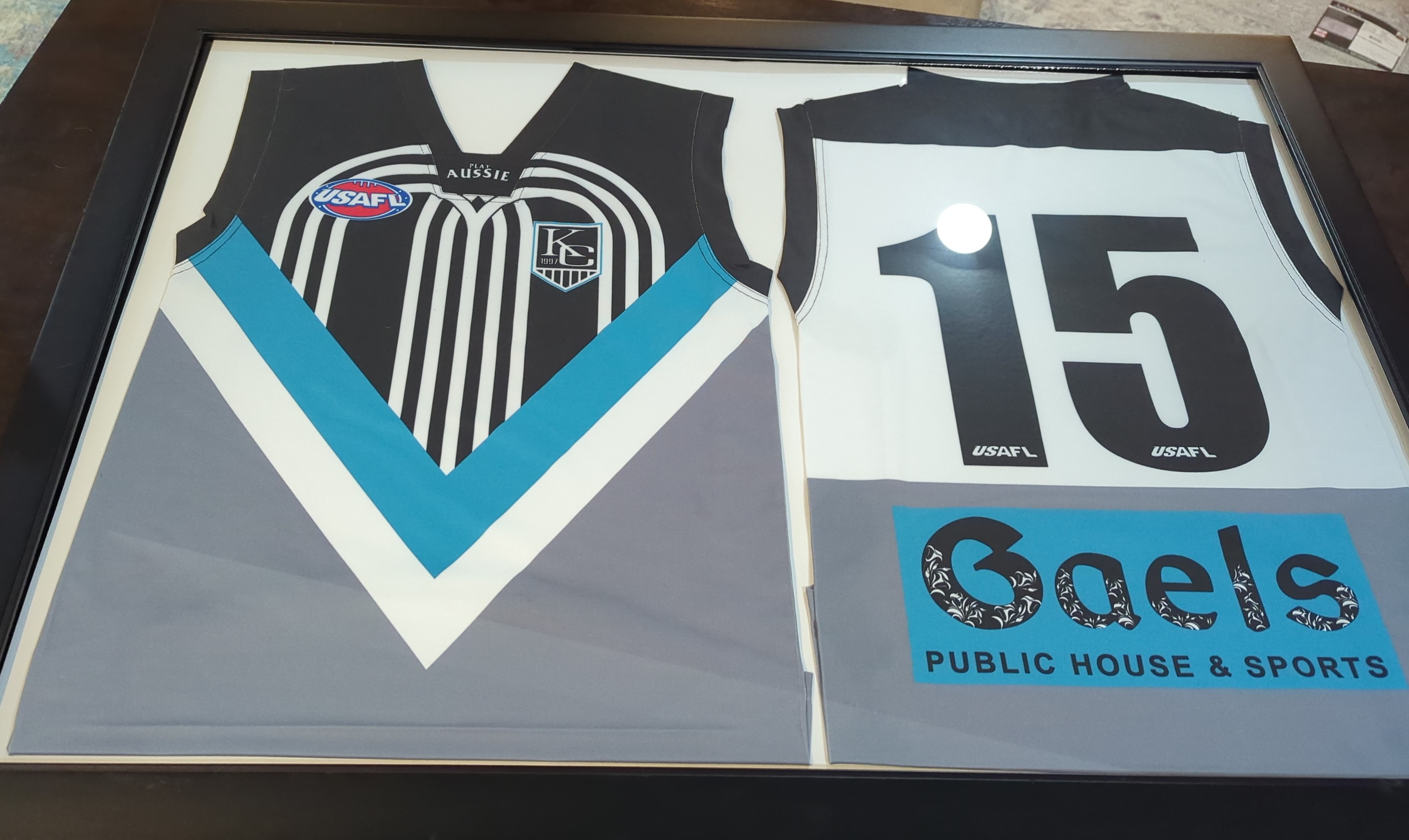 Kansas City Power Guernsey Jersey Jumper Framed Kansas City Power Guernsey Jersey Jumper Framed