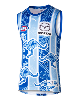 North Melbourne 2024 AFL Indigenous Guernsey NthIndig